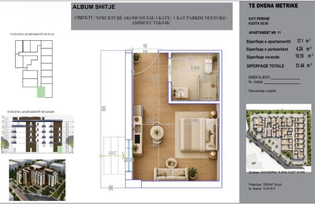 Studio per shitje Mali Robit, Durres!