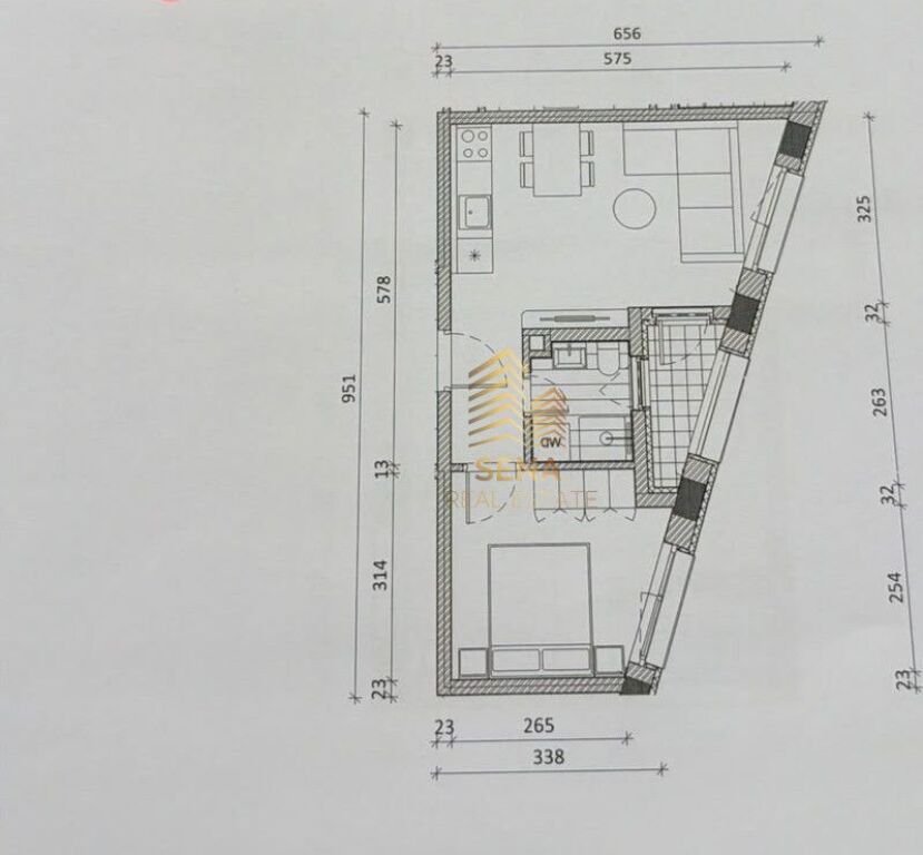 Shitet, Okazion Apartament 1+1+Blk, Ali Demi- Rezidenca Kadiu, 78.000 euro