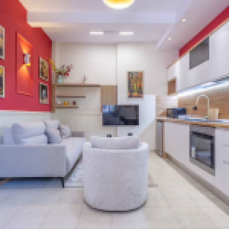 Furnished 1+1 Apartment for Rent in a Private Villa, Tirana