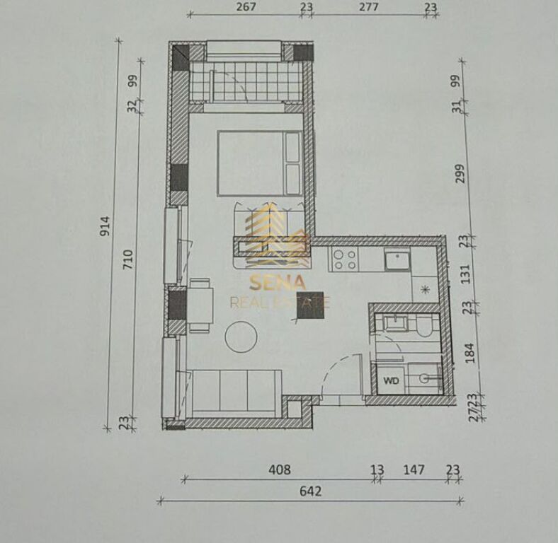 For sale, Bargain 1+1+Balcony Apartment, Ali Demi- Kadiu Residence, 70,800 euros