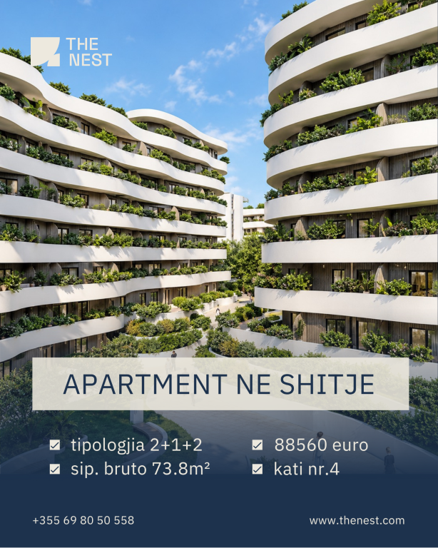 TN0045 | AP. 2+1 PËR SHITJE TEK ALUNA R. PASKUQAN