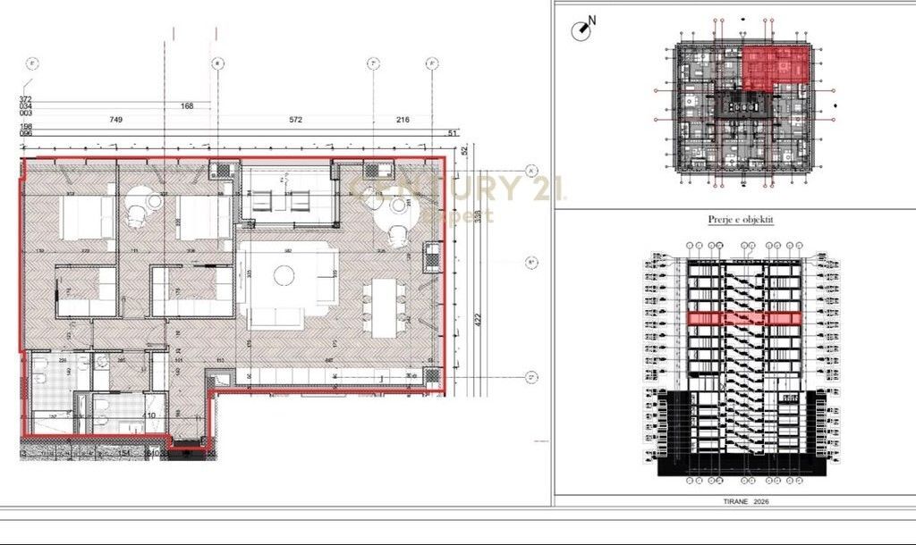 APARTAMENT 2+1 NË SHITJE – ISH-BLLOKU, TIRANË