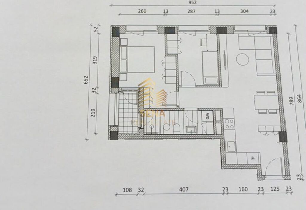 Shitet, Okazion Apartament 2+1+Blk, Ali Demi- Rezidenca Kadiu, 113.700 Euro