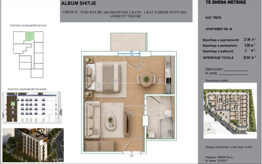 Studio per shitje Mali Robit, Durres!