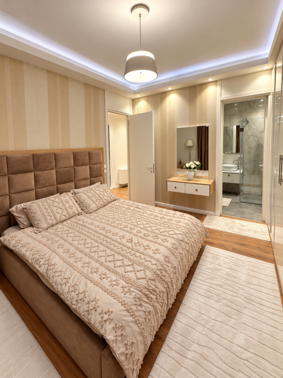 Rent, 2+1+2 Apartment+Storage+Parking Space, Park Gate, Elbasan Road.