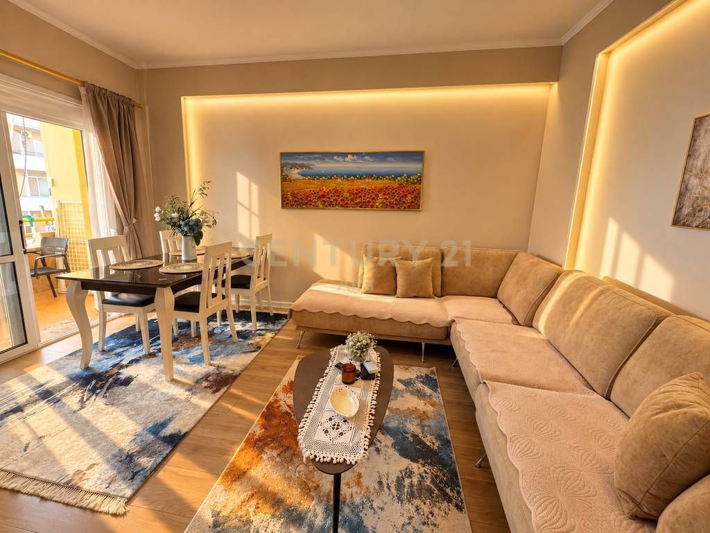 1+1 Apartment + Parking Space for sale in Lungomare,Vlore