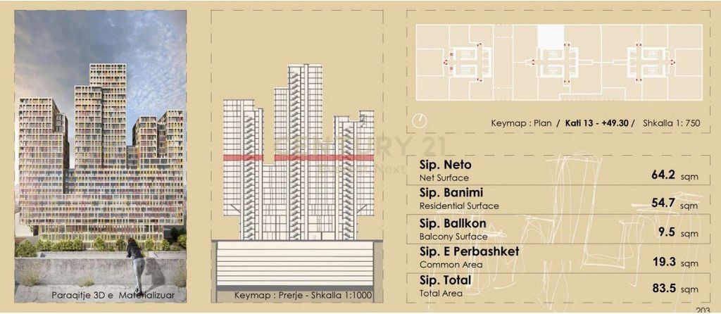 SHITET APARTAMENT 1+1 – DON BOSKO