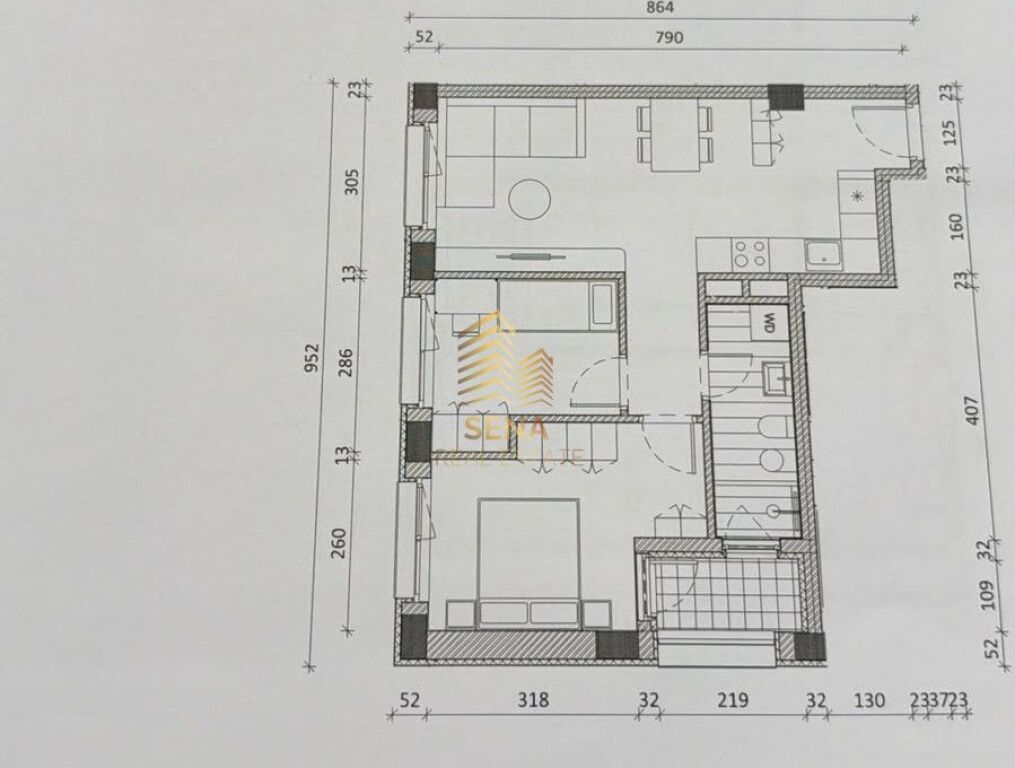 For sale, Bargain 2+1+Balcony Apartment, Ali Demi- Kadiu Residence, 110,500 Euro