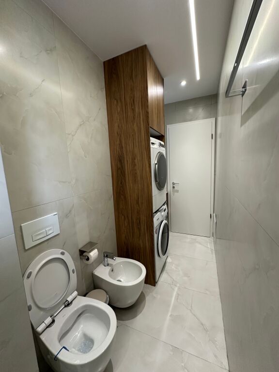 1+1 apartment for rent OxA Fresk Residence (Dalip Topi St.) 45,000 Lek. Available November 24