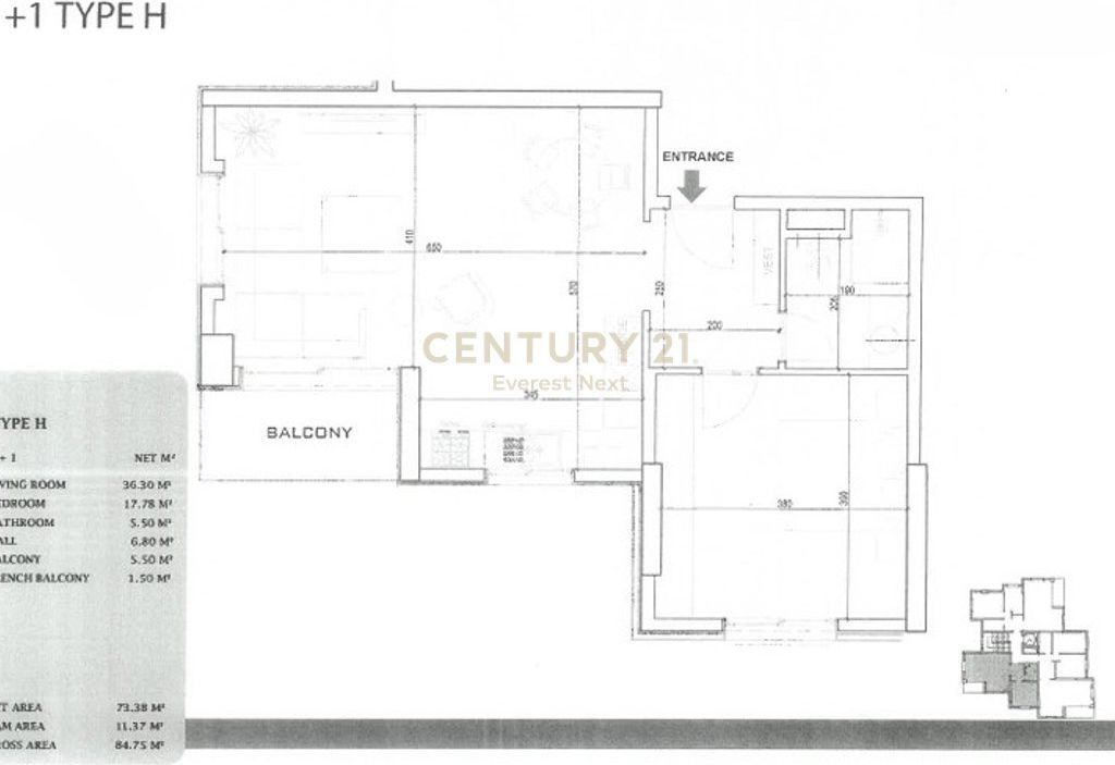APARTMENT FOR SALE 1+1 – SAUK, TIRANA