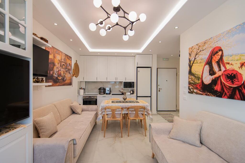 Appartamento in affitto 1+1 Prima linea sul mare 🌊 📍Olivia, Spiaggia,Durres