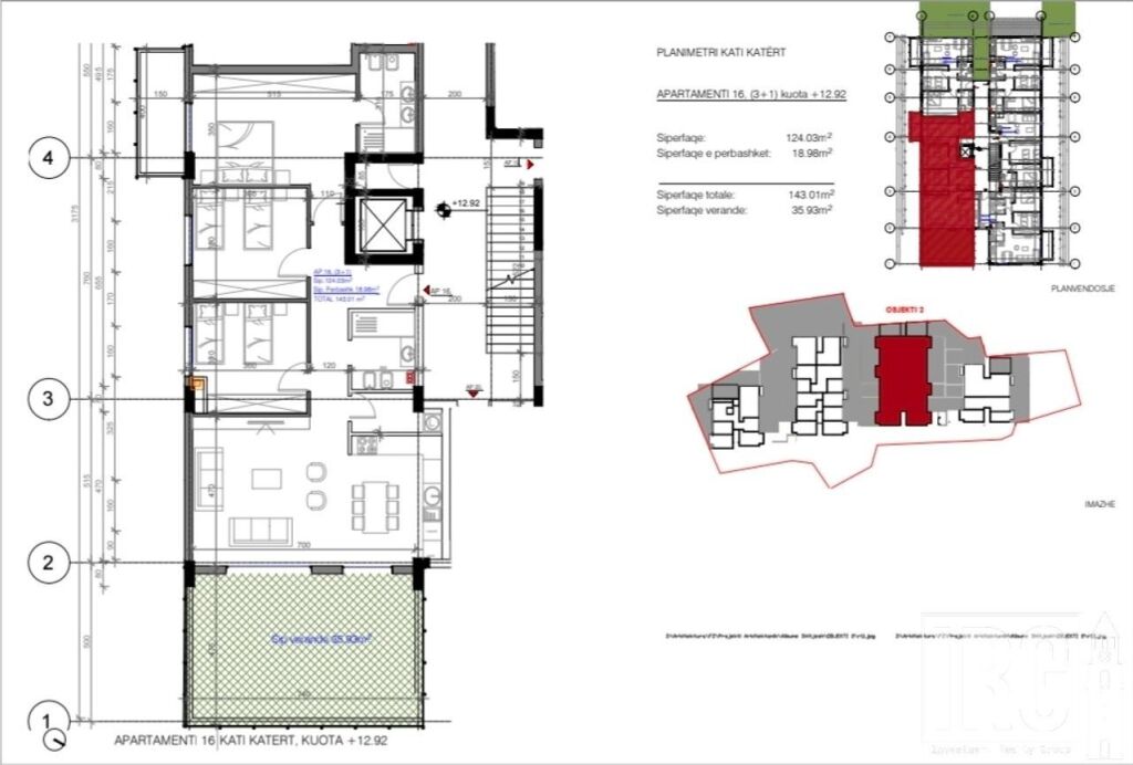 Shitet apartament 3+1+2+Verande tek Liqeni i Thate , Kompleksi FZ Construction .
