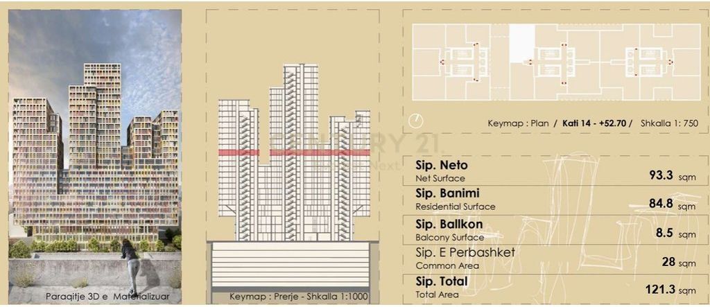 SHITET APARTAMENT 2+1 – DON BOSKO