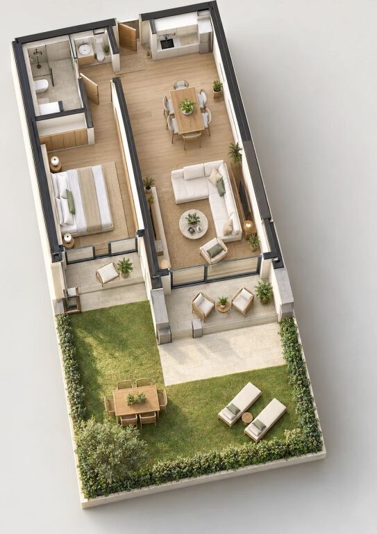 Apartament 1+1 Green Coast G17 A40 | 394,415.91 €