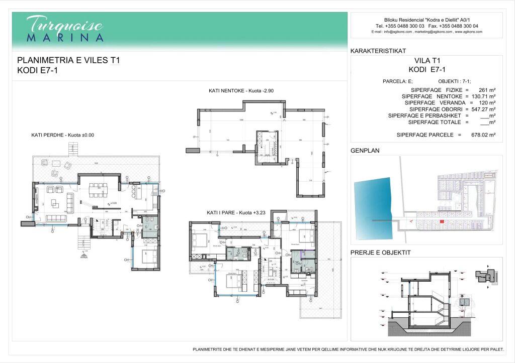 Villa 4+1 Turquoise Marina E7-1 | 1,076,558.94 €