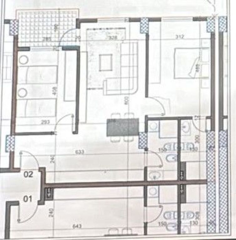 APARTAMENT 2+1+2 PËR SHITJE – LAKE SIDE, PASKUQAN