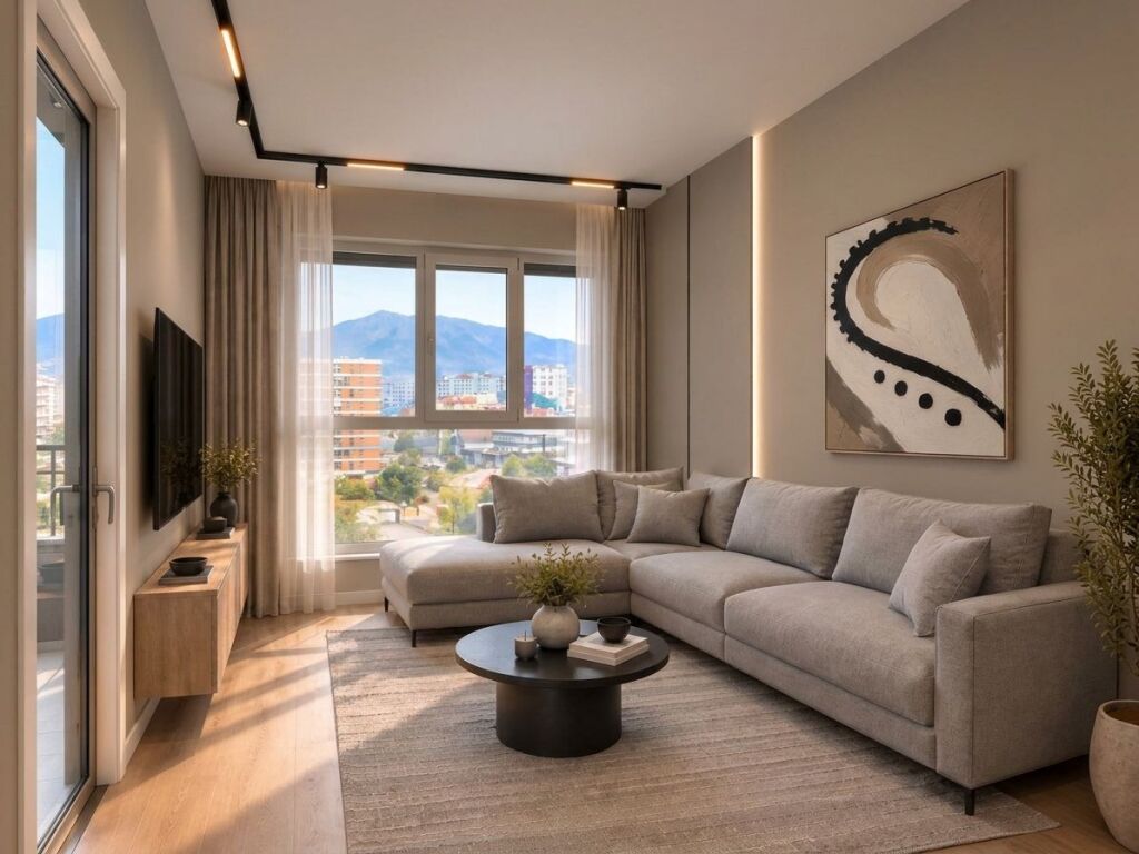Affitto, appartamento 1+1 con veranda, Don Bosko, Tirana .