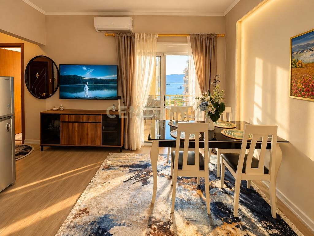 1+1 Apartment + Parking Space for sale in Lungomare,Vlore