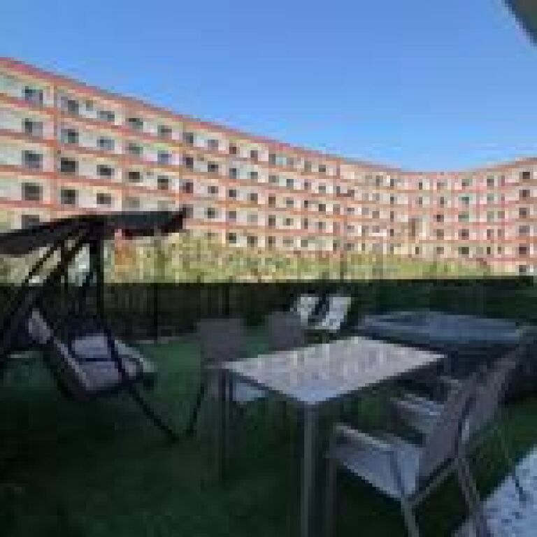 Furnished 1+1 Apartment with Private Yard for Sale in Golem