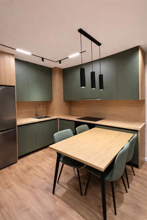 🏢In the Ali Demi area, Kadiu Residence apartment 1+1 is for rent, furnished. 50,000Leke