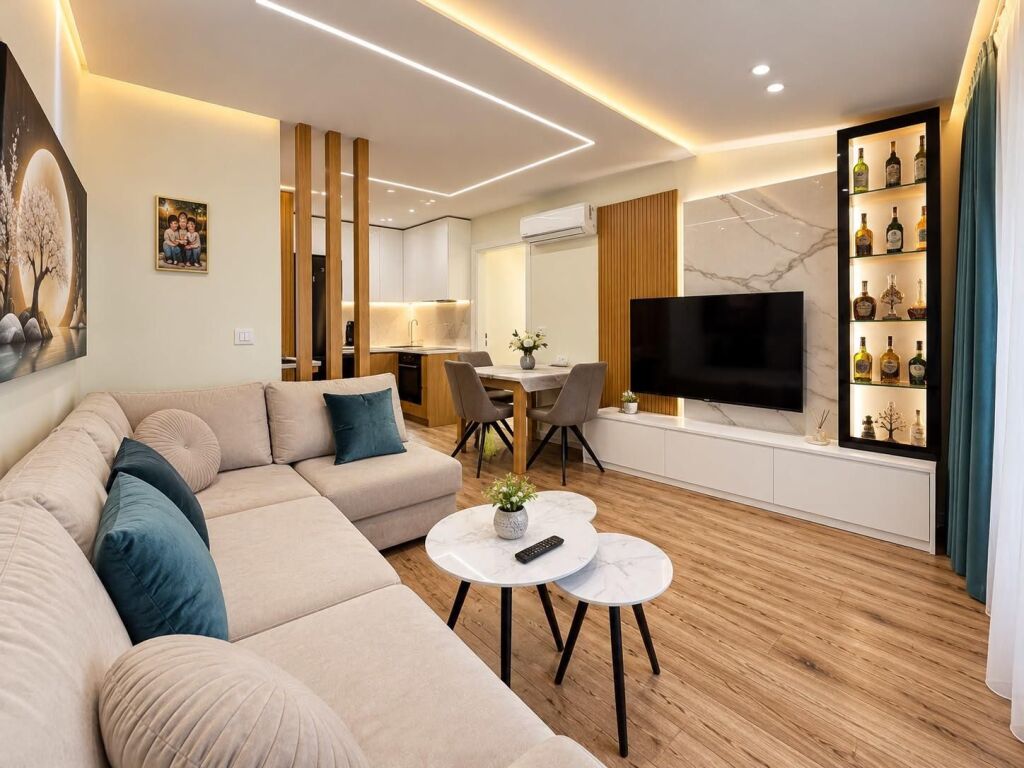 Qera | Apartament 2 + 1 + Post Parkimi | Rruga Dritan Hoxha | 1000 €/muaj