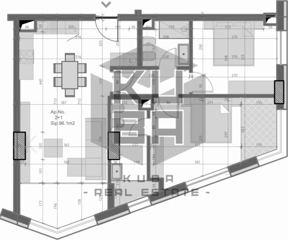 Apartament 2+1+2 pranë 📍Kryëzimi i Farmacisë 10.  226'000€ i negociueshëm