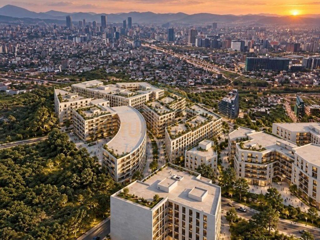 🏡 Vendesi appartamento 1+1 con 2 balconi – Residenza Aluna 2, Paskuqan, Tirana