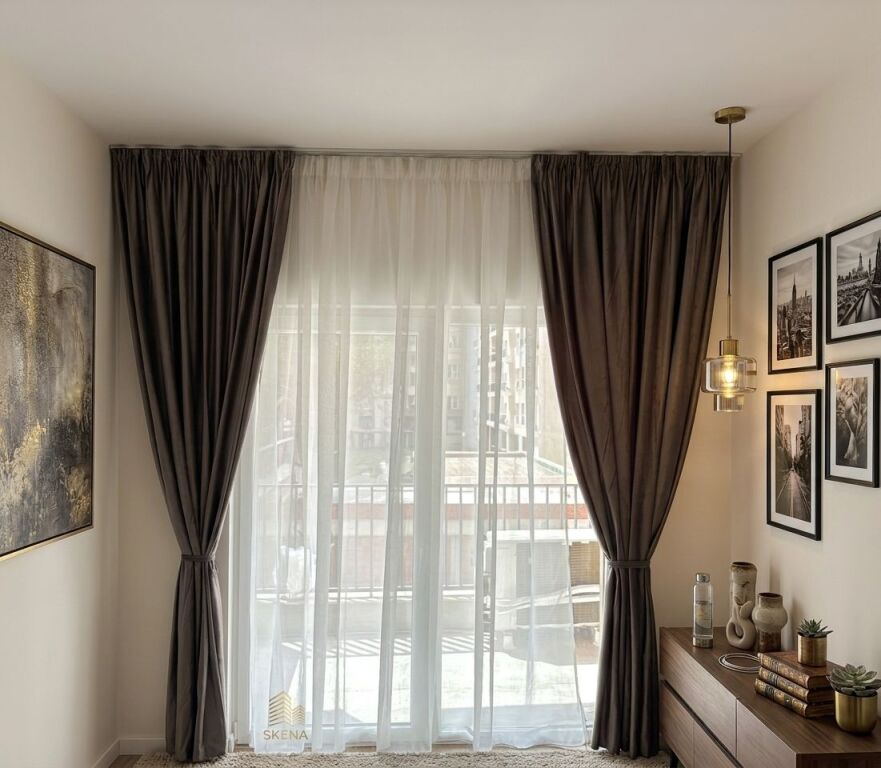 For rent, 1+1+balcony apartment, Aura Complex, 60,000 Lek/month