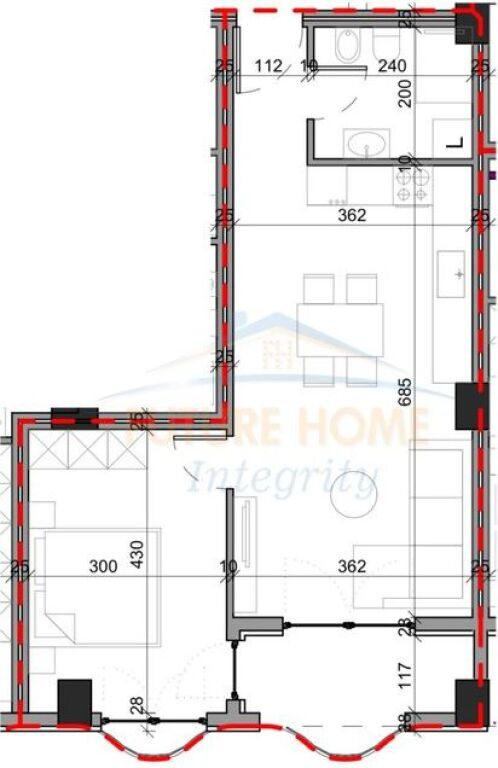 🏡 Vendesi appartamento 1+1 con 2 balconi – Residenza Aluna 2, Paskuqan, Tirana