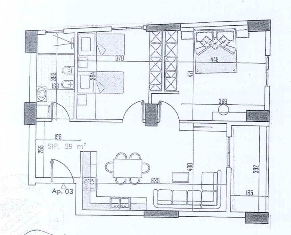 Okazion! Apartament 2+1 ne Shitje Monark Residence Tirane