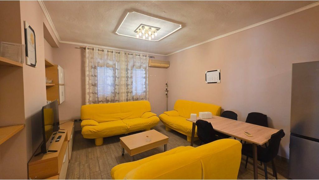 For rent, 2+1+2 apartment, Former Bus Park, Tirana.
