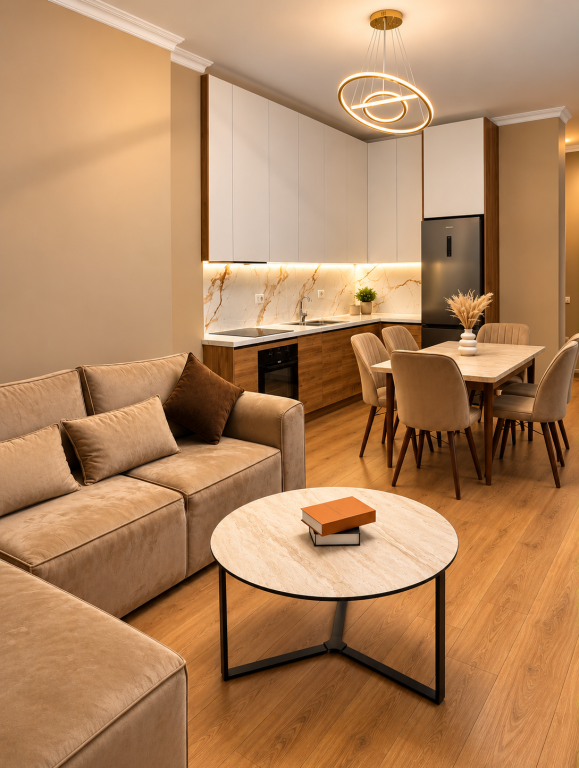 2+1+2 apartment for rent + parking space