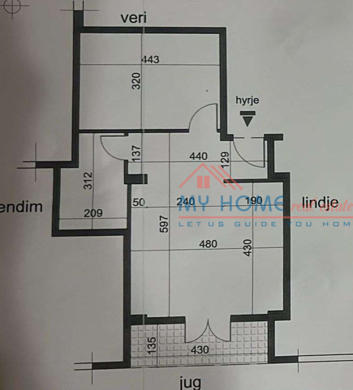 1+1 apartment for sale at 5 Maji in Tirana