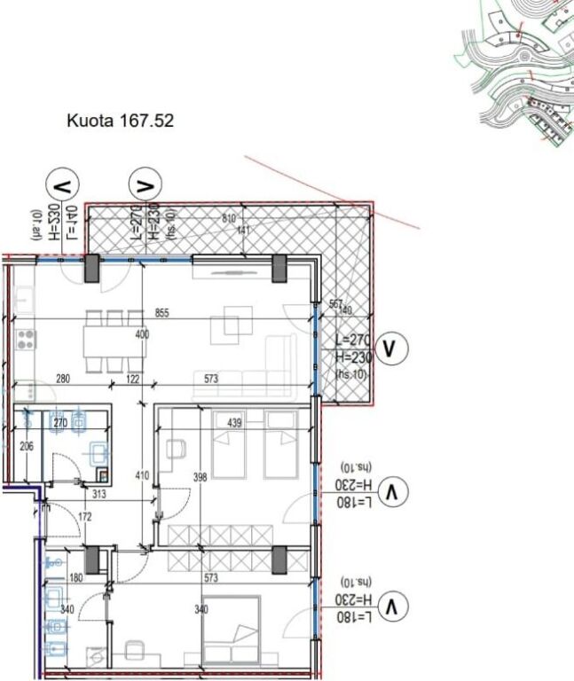 Apartament Per Shitje 2+1 Tek Kodra e Diellit (ID B120915) Tirane