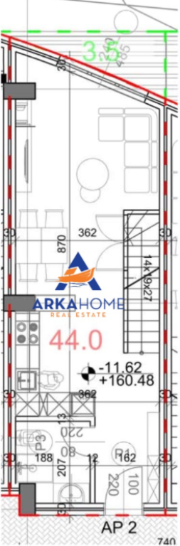 DUPLEX 2+1+BALCONY FOR SALE "KODRA E DIELLIT 2" 148.138 EURO