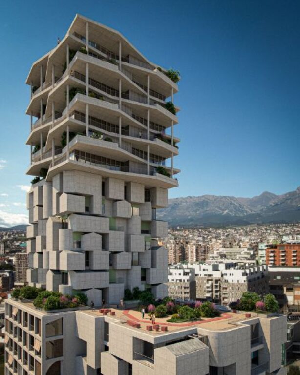 🏙️Shitet apartament 1+1+2 Ballkone + Garderobe te Hora Verticale🔔