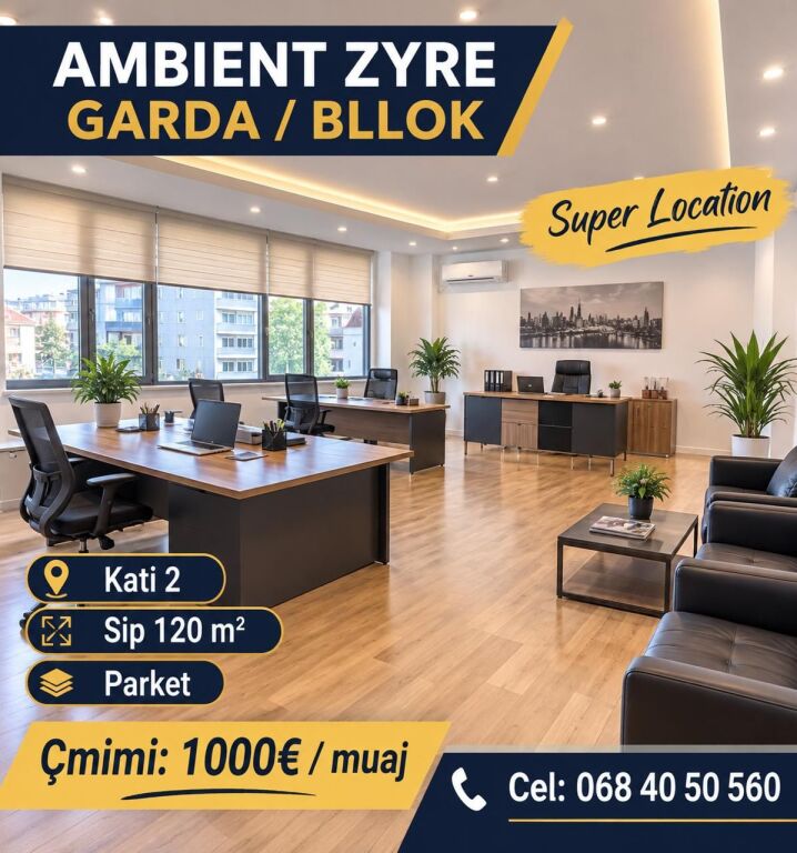🏢 OFFICE SPACE FOR RENT – GARDA / BLLOK