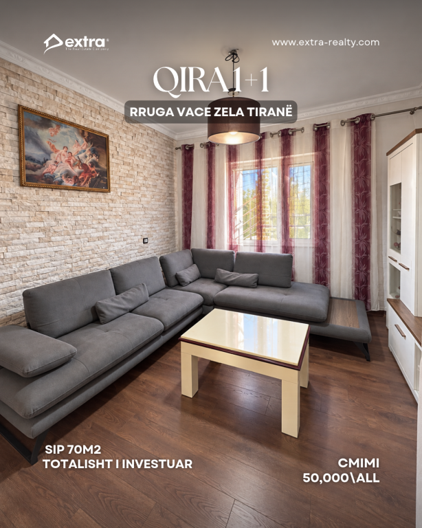 RENT APARTMENT 1+1 , KAVAJES ST. - GLOBE