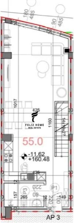 VENDESI APPARTAMENTO DUPLEX 2+1+2 KODRA E DIELLIT 2, 209.851 EURO FH-99528