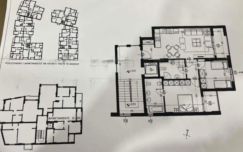 Apartament per shitje 2+1+2