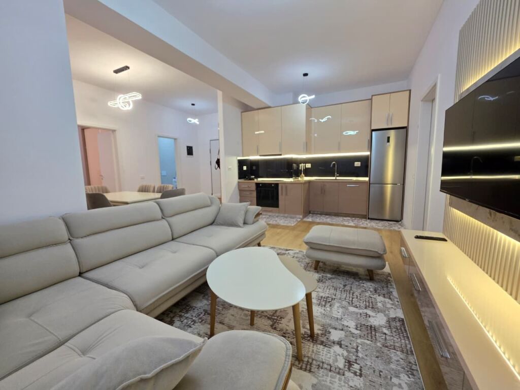 # FOR RENT: 2+1 + 2 Bathrooms &amp; 2 Balconies 📍Kadiu Residence – Ali Demi | 100% Brand New | 96 m² | 2nd Floor (Building 2026) Everything Brand New | 55,000 ALL/Month ✨