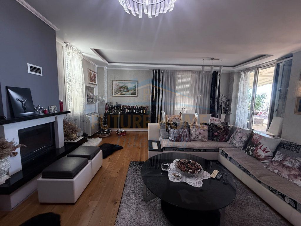 For sale, Penthouse 4+1+2+2 Parking Spaces+Veranda, Ali Demi, Tirana.