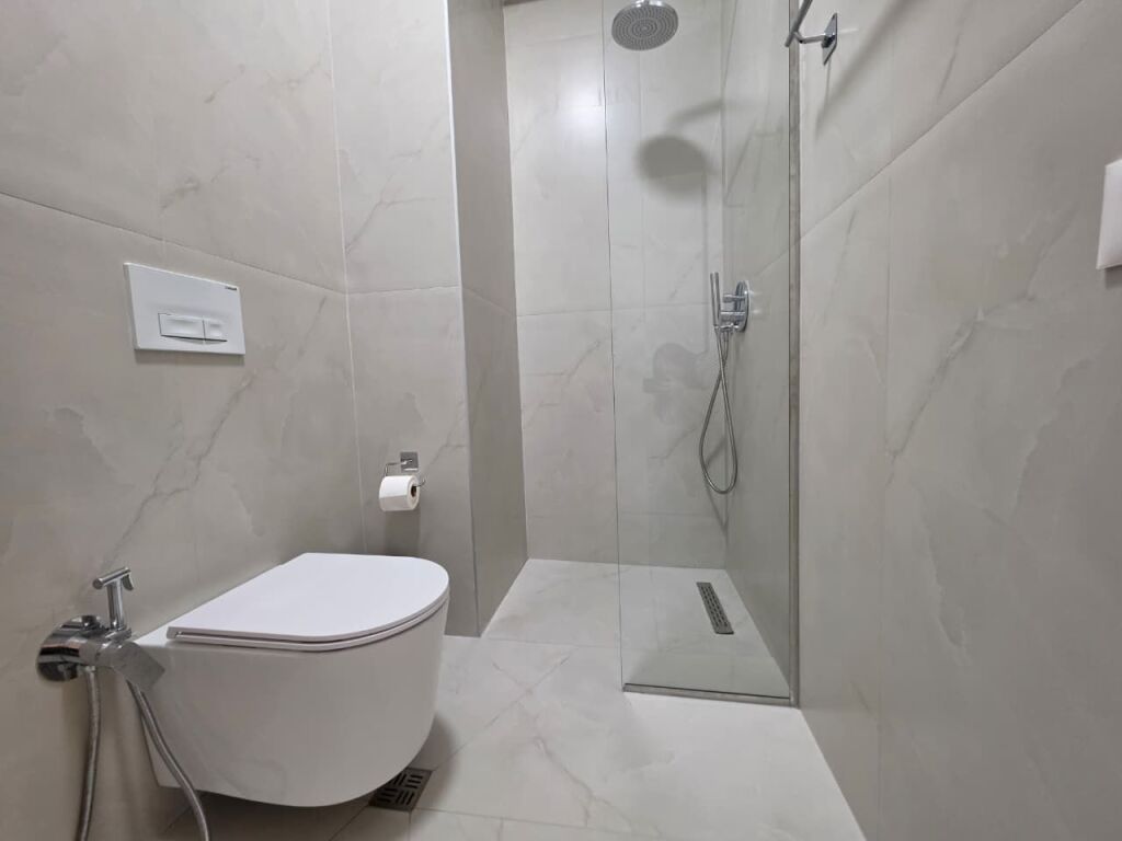 # FOR RENT: 2+1 + 2 Bathrooms &amp; 2 Balconies 📍Kadiu Residence – Ali Demi | 100% Brand New | 96 m² | 2nd Floor (Building 2026) Everything Brand New | 55,000 ALL/Month ✨