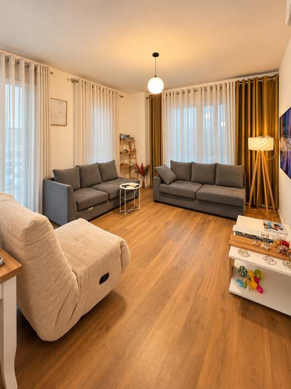 APARTAMENT 2+1+2 ME QIRA --&gt; TIRANA TRIO TOWERS