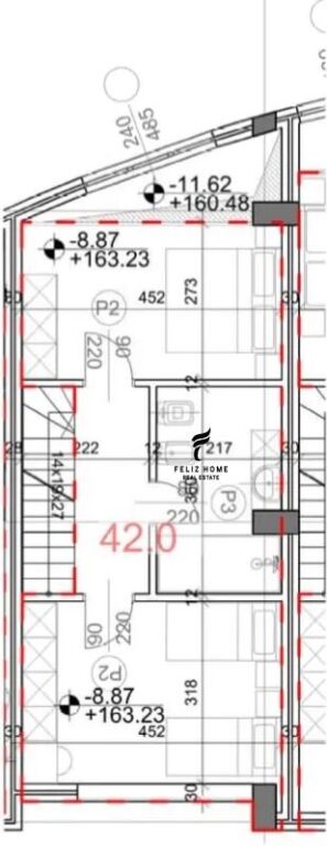 VENDESI APPARTAMENTO DUPLEX 2+1+2 KODRA E DIELLIT 2, 207.668 EURO FH-99531