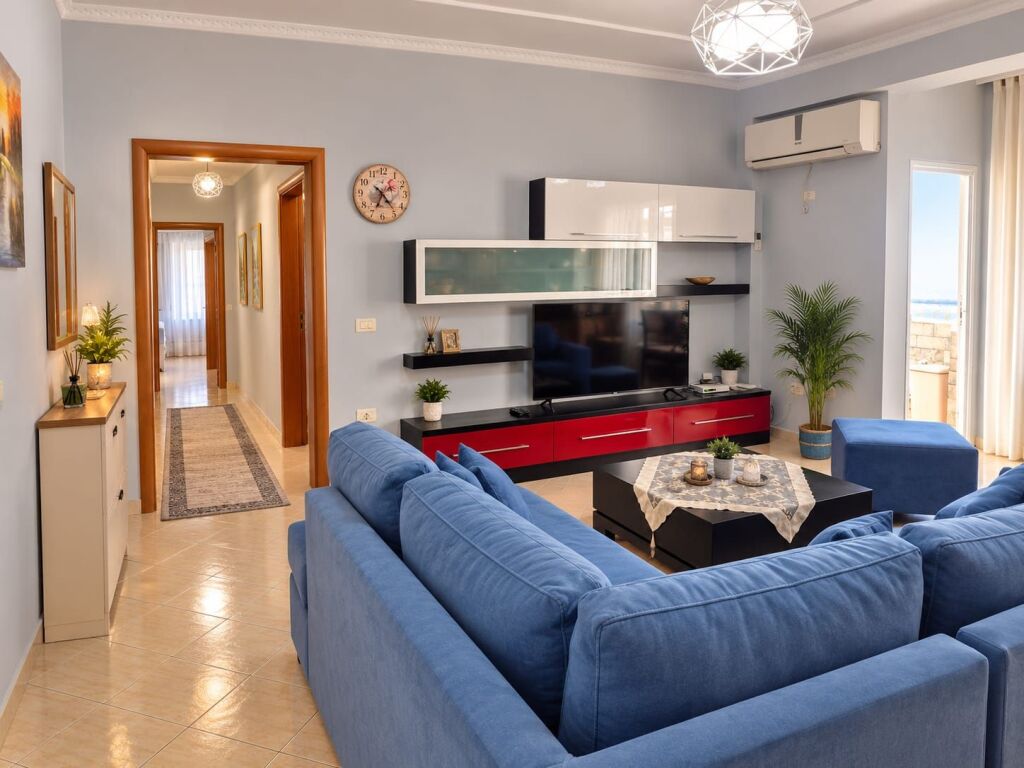 EXCLUSIVE - 2+1 APARTMENT WITH SIDE SEA VIEW | Lungomare,Vlore