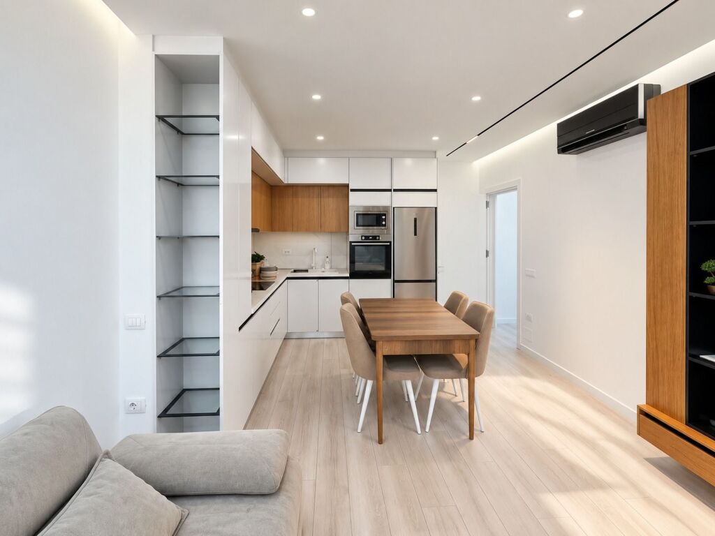 For rent, 1+1 apartment, Univers City, Tirana