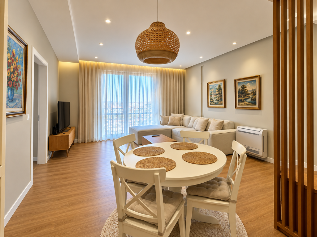 For rent, 2+1+2 apartment, 21 Dhjetori