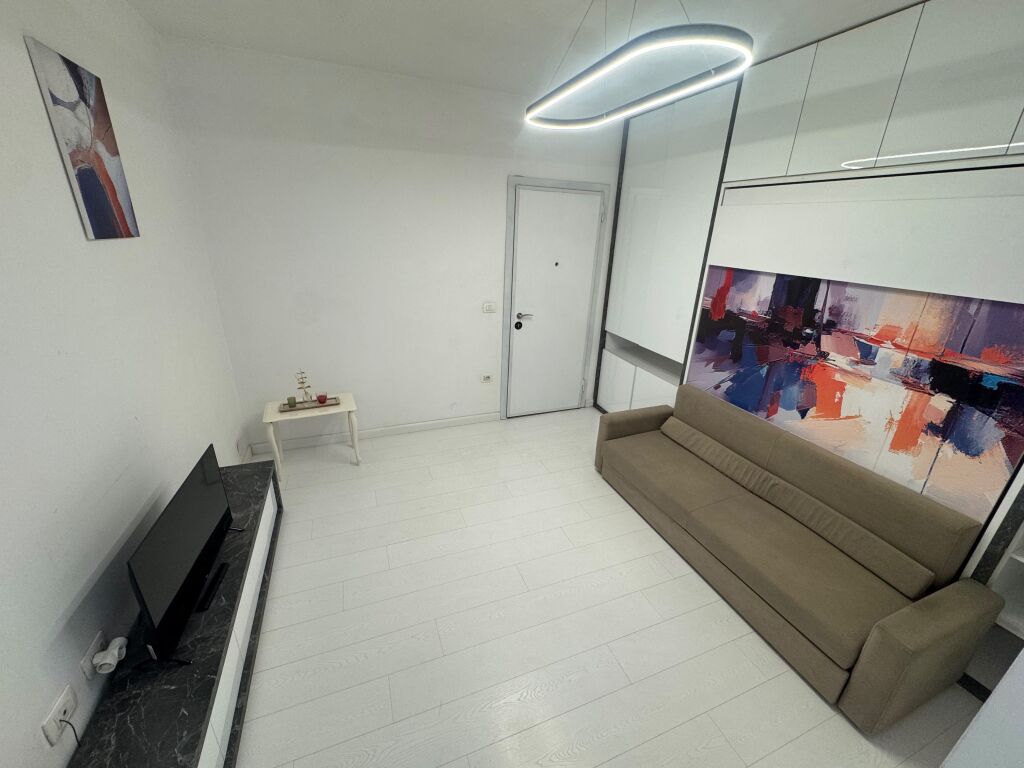 Studio apartment for rent  Delijorgji Complex (the old one)  11th floor with elevator  Price 45000 lek