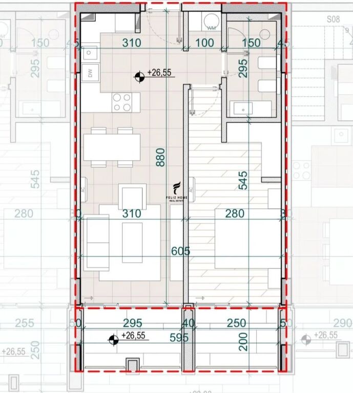 VENDESI APPARTAMENTO 1+1 GREEN COAST 2, 309.295 EURO FH-99604